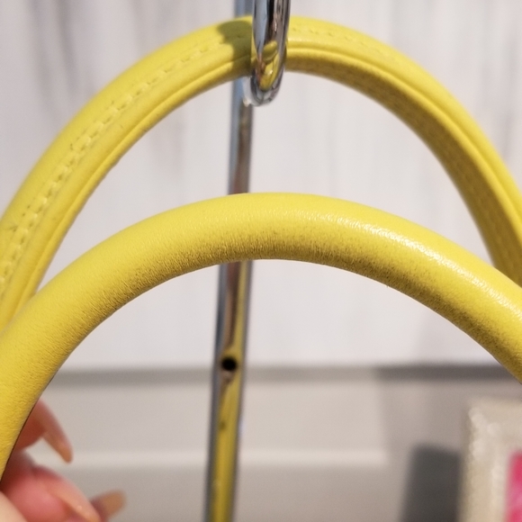 Coach Legacy Haley in Yellow leather - Picture 9 of 14